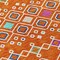 Homeroots 5' X 8' Orange Blue And Purple Geometric Washable Indoor Outdoor Area Rug 612209 - alternate 9