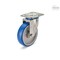 Elesa 448115 Castors stainless steel bracket Injected polyurethane coating plate bracket,  448115 - alternate 1