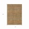 Homeroots 10' X 14' Taupe And Brown Striped Washable Indoor Outdoor Area Rug 615643 - alternate 7