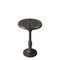 Homeroots 24" Bronze Metal Round Pedestal End Table 634875 - alternate 1