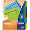 Avery Dividers, Insert, Plastc, 5Tab 24PK AVE11900 - alternate 1