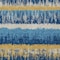 Homeroots 5' X 8' Navy Blue Gold And Ivory Striped Washable Indoor Outdoor Area Rug 598371 - alternate 7