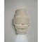 Luxury Lighting Fasciato 15.5 in Tall Ceramic Outdoor Wall Light, Cottonwood Paint Finish, 2PK (2) 122-00-CW-ud-7 - alternate 1