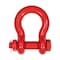Mytee Products 1 in Anchor Shackle Forged Carbon Steel w/Safety Screw Pin 17,000 lbs WLL, 4PK SHACKLE-ANCHOR-BT-1x4 - alternate 6