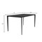 Leisuremod Avo Modern Dining Table - Black Aluminum Base with Glass Top ATBL-62CL-G - alternate 6