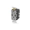 Leviton USB Receptacle, 15 A, 1/2 hp, Gray, PBT T5632-HGG - alternate 1