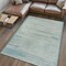 Jonathan Y Khalil Modern Berber Stripe Turquoise/Cream 4 ft. x 6 ft. Area Rug MOH207D-4 - alternate 8