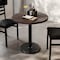 Flash Furniture Bennett 30 in Round Solid Wood Indoor Tabletop in Dark Brown with 18 in Round Dining Height GSF-RD30-DKBRN-TR18-GG - alternate 9