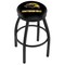 Holland Bar Stool Co 30" Blk Wrinkle Southern Miss Swivel Bar Stool, Accent Ring L8B2B30SouMis - alternate 1