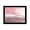Homeroots Pink Beach Emotions Black Framed Print Wall Art 530025 - alternate 4
