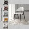 Leisuremod Venice Collection Modern Dining Chair In White VC49W - alternate 10