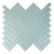 Apollo Tile Blizzard Blue 11 in x 12.6 in Glass Glossy Floor and Wall Mosaic Tile 4.81 sqft/case, 5PK APLHB88047A - alternate 1