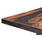 Homeroots 75" Brown Solid Wood Pedestal Base Dining Table 565232 - alternate 15