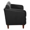 Office Star Products Lounge Seating Loveseat, Black Faux Leather SL59402-U65 - alternate 8