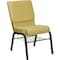 Flash Furniture Fabric Church Chair w/Book Rack, Beige XU-CH-60096-BGE-BAS-GG - alternate 1