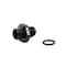 Hps Performance -8 AN Male to -8 O-ring Boss (ORB) Port Thread Male Adapter, Aluminum, Black AN920-08 - alternate 3