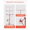 Vevor 16ft Drywall Lift 150 lbs Sheetrock Hoist Adjustable Arm Lockable Wheels Red LG-022 - alternate 8