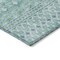 Homeroots 8' X 10' Aqua Teal Blue And Ivory Tribal Washable Indoor Outdoor Area Rug 582605 - alternate 9