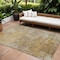 Homeroots 8' X 10' Beige Taupe And Ivory Abstract Washable Indoor Outdoor Area Rug 577640 - alternate 1