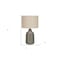 Homeroots 24" Gray Concrete Urn Table Lamp With Beige Drum Shade 545841 - alternate 7