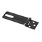 Prime-Line Door and Gate Safety Hasp Hinge Latch with Fixed Staple 4-3/8 inch with Screws Matte Black U 117178 - alternate 7
