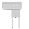 Koolmore 1 Compartment Stainless Steel NSF Commercial Kitchen Prep & Utility Sink with Drainboard SA151512-15R3 - alternate 9