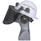 Klein Tools Face Shield, Gray Visor, Polycarbonate, Locking Mount Suspension 60529 - alternate 9