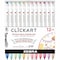 Clickart Retractable Marker Pen, Light 69712 - alternate 1