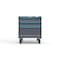 Strong Hold 3 drawer cabinet - (2x 5in, 1x 12in) - Blue accents - Electronic Lock S3036-PCRAS-0304FS - alternate 1