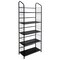 Homeroots 64" Black Metal Five Tier Bookcase 469090 - alternate 1