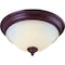 Boston Harbor Three Light Flush Mount Ceiling Fixture, 120 V, 60 W, 3-Lamp, A19 or CFL Lamp BRT-ATE1013-RB - alternate 1