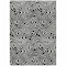 Homeroots 5' X 8' Black And Ivory Abstract Washable Indoor Outdoor Area Rug 598951 - alternate 9