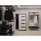 Vdomdoors Front Exterior Prehung Steel Door Ronex0131 Black Enamel Sidelight Exterior Window Sidelite RONEX0131EXD-BLK-W36+12 X H80-LH-I - alternate 7