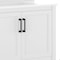 Flash Furniture Vega 36in. Vanity w/Sink, Black Hardware, Soft Close Doors & Open Shelf, Carrara Marble, Wht/Wht FS-VEGA36-WH-HDBLK-GG - alternate 10
