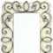 Homeroots 33" White Wood Framed Accent Mirror 274503 - alternate 6