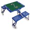 Picnic Time Family Of Brands Los Angeles Rams - Football Field - Picnic Table Portable Folding Table with Seats, (Royal Blue) 811-00-139-335-2 - alternate 1