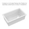Whitehaus Collection Undermount/Drop-in Fireclay Kitchen Sinks, Stainless Steel Grid Included WHUF3119 - alternate 6