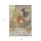 Homeroots 8' X 10' Taupe Black And Copper Abstract Washable Indoor Outdoor Area Rug 606028 - alternate 7