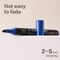 Deli THINK Permanent Marker, Chisel Tip, Blue, Waterproof, 12PK EU10130 - alternate 4
