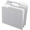 Pendaflex FOLDER, LTR, 1/3, SGL, 11PT, GRY, 100PK 15213GRA - alternate 1