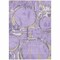 Homeroots 9' X 12' Lavender Lilac And Purple Geometric Washable Indoor Outdoor Area Rug 589402 - alternate 9