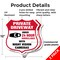 Signmission Private Driveway Shield Sign Under 24 Ho, 12 inch X 12 inch, Plastic Sign, 2PK SHI-P-2PACK-12-437 - alternate 6