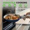 Nutrichef 18-Piece Ceramic Cookware Set with Detachable Handles, Non Stick Pots and Pans, PTFE-Free Natural NCCS18DTHBL - alternate 4