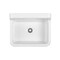 Kingston Brass 24" Ceramic Single Bowl Wall Mount Kitchen Sink with Strainer, White/Brushed Nickel KGPKWS2419178 - alternate 4