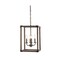 Jonathan Y Magnolia 12.13" 4-Light Adjustable Iron Rustic Farmhouse LED Pendant, Brown JYL7475A - alternate 1