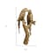 Homeroots 13" Antiqued Gold Parrots Hanging Dimensional Sculpture 401320 - alternate 5