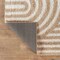 World Rug Gallery Abstract Arch Shag Area Rug 4 ft x 6 ft Beige WR121BEIGE4X6 - alternate 7