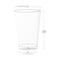 Smarty Had A Party 12 oz. Crystal Clear Plastic Disposable Party Cups (500 Cups), 500PK 512-CASE - alternate 10