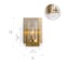 Vidalite Aurelia Brass 1-Light Wall Sconce, Single Light Wall Lamp with Clear Glass Shades in Art-Deco Style CE1009385 - alternate 7