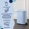 Happimess Roland Mini 2.6-Gallon Step-Open Trash Can, Tide Pool Blue HPM1009H - alternate 5